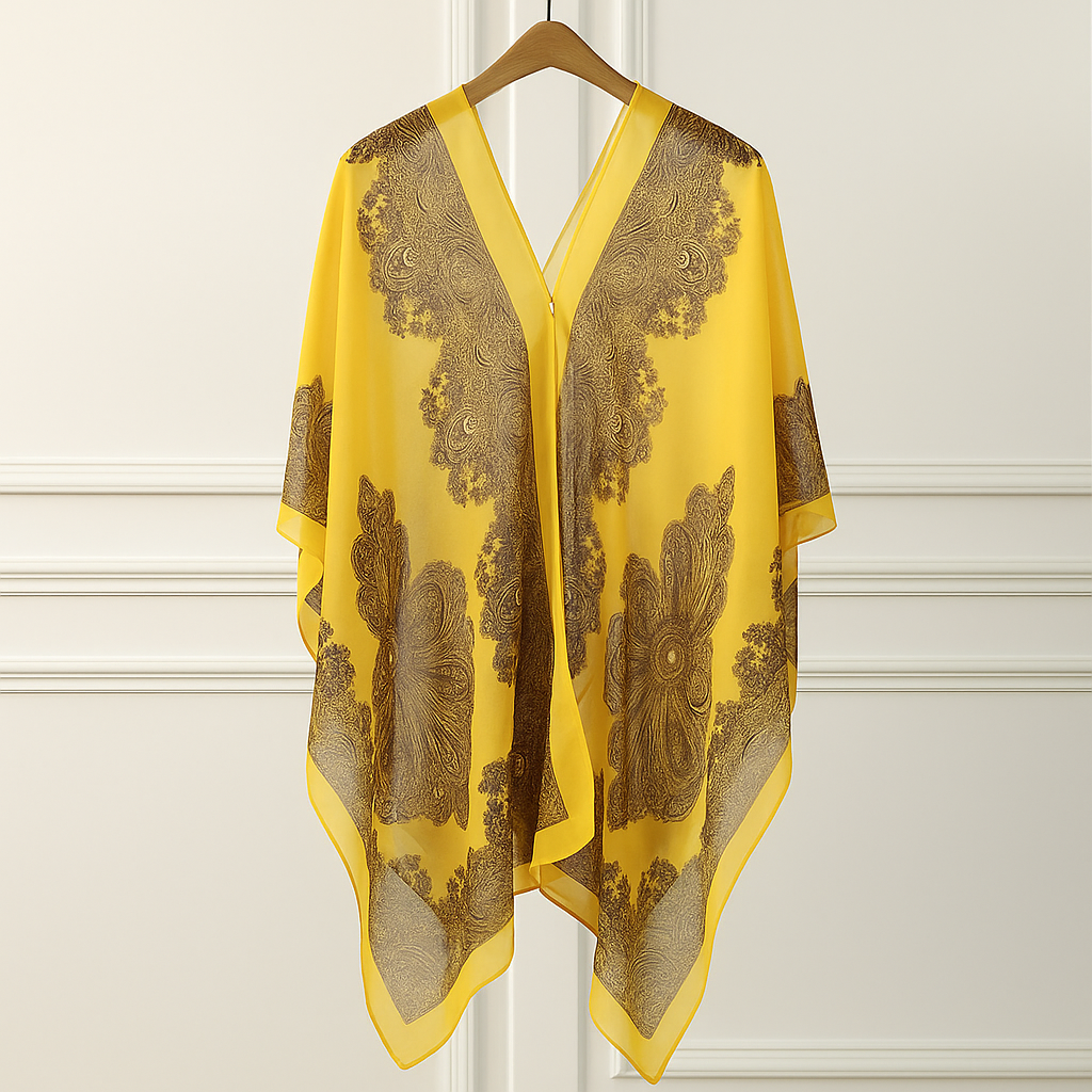 Cap de plage Jaune Moutarde